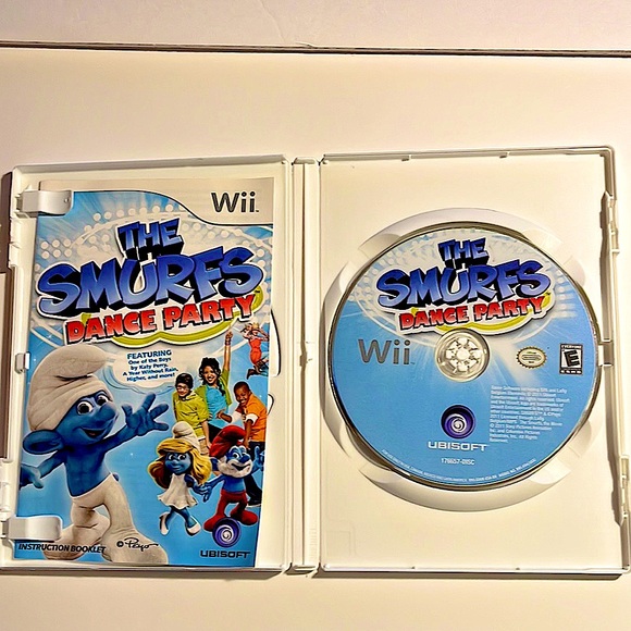 Wii Game.  The Smurfs Dance Party.  No Damage to Disc. - Picture 3 of 4